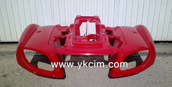 Recambios Yamaha Grizzly 660. Plastico delantero rojo Ref. GR178